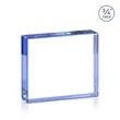 Verona VividPrint™ Paperweight - Blue | https://www.bestnamebadges.com
