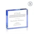 Verona Paperweight - Blue | https://www.bestnamebadges.com