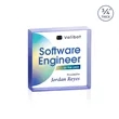 Upton Square VividPrint™ Award - Blue | https://www.bestnamebadges.com