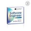 Upton Square VividPrint™ Award - Blue | https://www.bestnamebadges.com