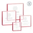 Upton Square Award - Red | https://www.bestnamebadges.com