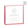 Upton Square Award - Red | https://www.bestnamebadges.com
