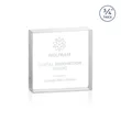 Upton Square Award - Clear | https://www.bestnamebadges.com