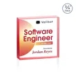 Upton Square VividPrint™ Award - Red | https://www.bestnamebadges.com