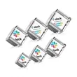 Carlton Cube VividPrint™ Award | https://www.bestnamebadges.com