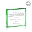 Verona Paperweight - Emerald | https://www.bestnamebadges.com