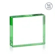 Verona Paperweight - Emerald | https://www.bestnamebadges.com