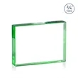Verona Paperweight - Emerald | https://www.bestnamebadges.com