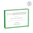 Verona Paperweight - Emerald | https://www.bestnamebadges.com