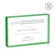 Verona Paperweight - Emerald | https://www.bestnamebadges.com