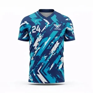 Men's Sublimated Spandex Interlock Soccer Jersey 180GSM