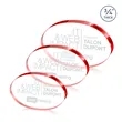 Baldus Oval Award - Red | https://www.bestnamebadges.com