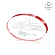 Baldus Oval Award - Red | https://www.bestnamebadges.com