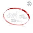 Baldus Oval Award - Red | https://www.bestnamebadges.com