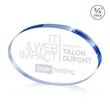 Baldus Oval Award - Blue | https://www.bestnamebadges.com