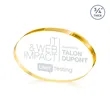 Baldus Oval Award - Gold | https://www.bestnamebadges.com