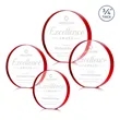 Gainsborough Circle Award - Red | https://www.bestnamebadges.com