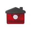 Recycled PS House Shape Magnetic Memo Clip | https://www.bestnamebadges.com