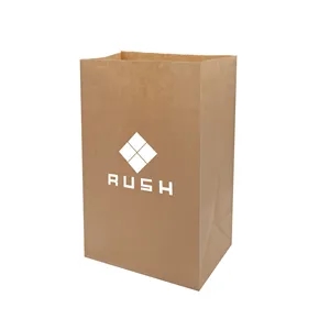 Disposable Bread Bag Kraft Paper Lunch Bags12.6"x7"x4.3"