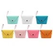 Mini PU Coin Purse Pouch With Snap & Handle | https://www.bestnamebadges.com