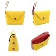 Mini PU Coin Purse Pouch With Snap & Handle | https://www.bestnamebadges.com