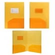 A4 Plastic File Folder With Two Inner Pockets | https://www.bestnamebadges.com