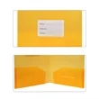 A4 Plastic File Folder With Two Inner Pockets | https://www.bestnamebadges.com