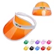 Transparent PVC Sun Visor Hat W/ Printed World Cup Theme | https://www.bestnamebadges.com