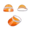 Transparent PVC Sun Visor Hat W/ Printed World Cup Theme | https://www.bestnamebadges.com