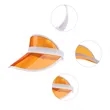Transparent PVC Sun Visor Hat W/ Printed World Cup Theme | https://www.bestnamebadges.com