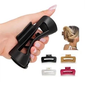 4" Soft Silicone Hair Claw Clip