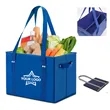 Reusable Foldable Grocery Box Bags | https://www.bestnamebadges.com