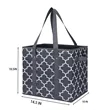 Reusable Foldable Grocery Box Bags | https://www.bestnamebadges.com