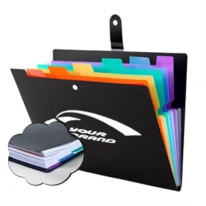 5 Pocket Folders Accordion File Portable Paper Organizer