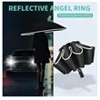 Inverted Umbrella with Reflective Stripe and Sun Protection | https://www.bestnamebadges.com