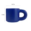 12oz Ceramic Coffee Mug with Large Handle Cute Color | https://www.bestnamebadges.com