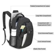 Deluxe Business Travel Computer Backpack | https://www.bestnamebadges.com