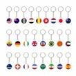 1.4" Round Acrylic Keychain Key Tag W/ Dual Side Custom | https://www.bestnamebadges.com