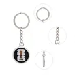 1.4" Round Acrylic Keychain Key Tag W/ Dual Side Custom | https://www.bestnamebadges.com