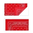 22"Unisex Full Color Square Cotton Bandana | https://www.bestnamebadges.com