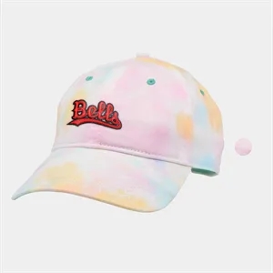 Relaxed Unstructured Tie Dye Twill Cap | https://www.bestnamebadges.com