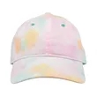 Relaxed Unstructured Tie Dye Twill Cap | https://www.bestnamebadges.com