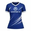 Women's Mesh Short Sleeve Sublimated Soccer Jersey 160G | https://www.bestnamebadges.com