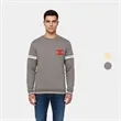 Donovan Interlock Jersey Striped Rib Crewneck Sweatshirt | https://www.bestnamebadges.com
