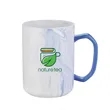 20 oz Ceramic Mug with Marble Pattern | https://www.bestnamebadges.com