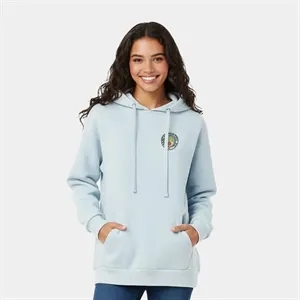 Everly Women's Sueded Cotton-Poly Fleece Hoodie | https://www.bestnamebadges.com