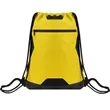 Drawstring Gym Sack Backpack With Zipper Pocket | https://www.bestnamebadges.com
