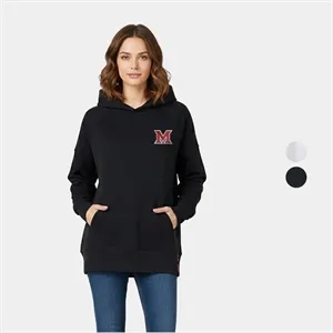 Mood & Vibe™ Ladies Motif French Terry Drop Shoulder Hood | https://www.bestnamebadges.com