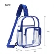 Clear PVC Sports Crossbody Pack | https://www.bestnamebadges.com