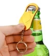 Portable Slipper-Style Metal Bottle Opener Keychain | https://www.bestnamebadges.com